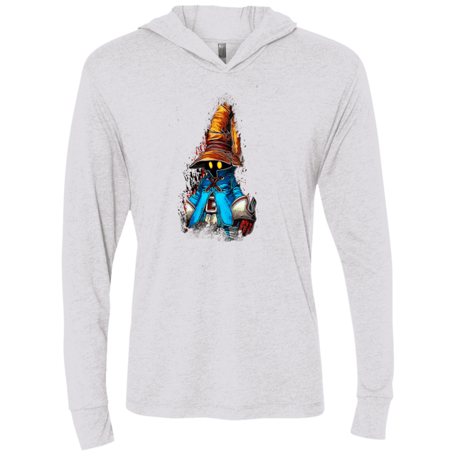 T-Shirts Heather White / X-Small VIVI Triblend Long Sleeve Hoodie Tee