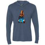 T-Shirts Indigo / X-Small VIVI Triblend Long Sleeve Hoodie Tee