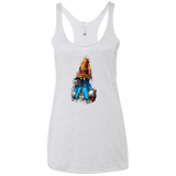 T-Shirts Heather White / X-Small VIVI Women's Triblend Racerback Tank