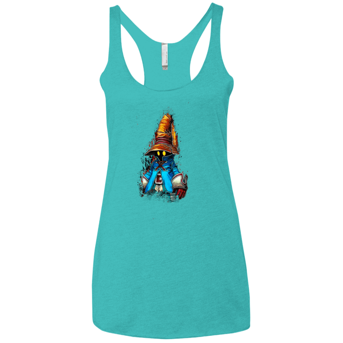 T-Shirts Tahiti Blue / X-Small VIVI Women's Triblend Racerback Tank