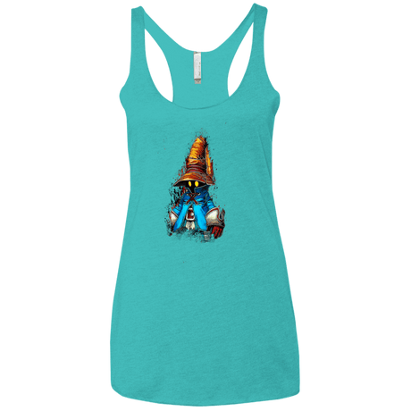 T-Shirts Tahiti Blue / X-Small VIVI Women's Triblend Racerback Tank