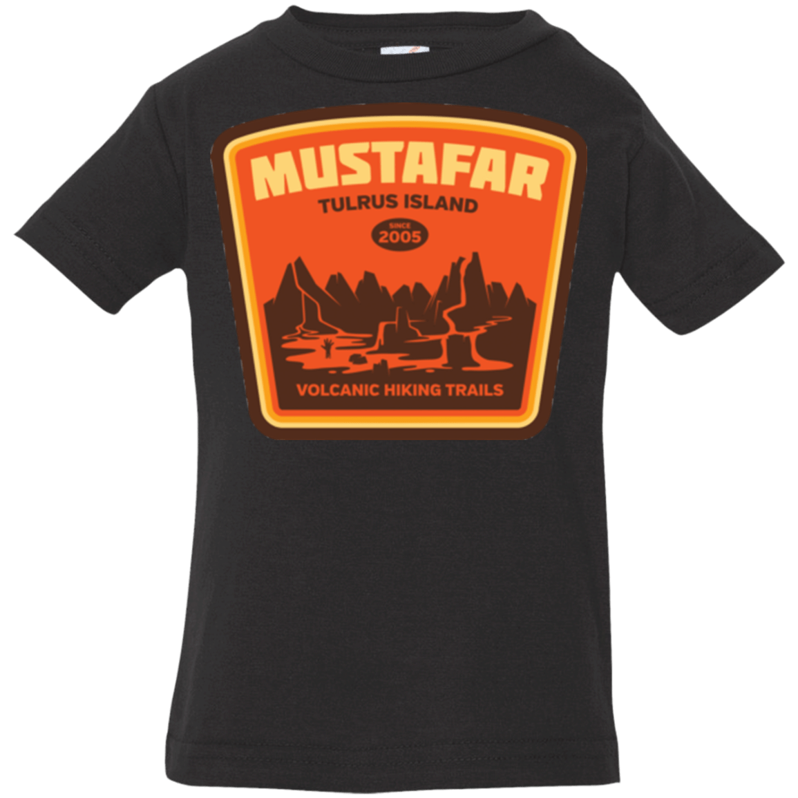 T-Shirts Black / 6 Months Volcanic Hiking Trails Infant PremiumT-Shirt