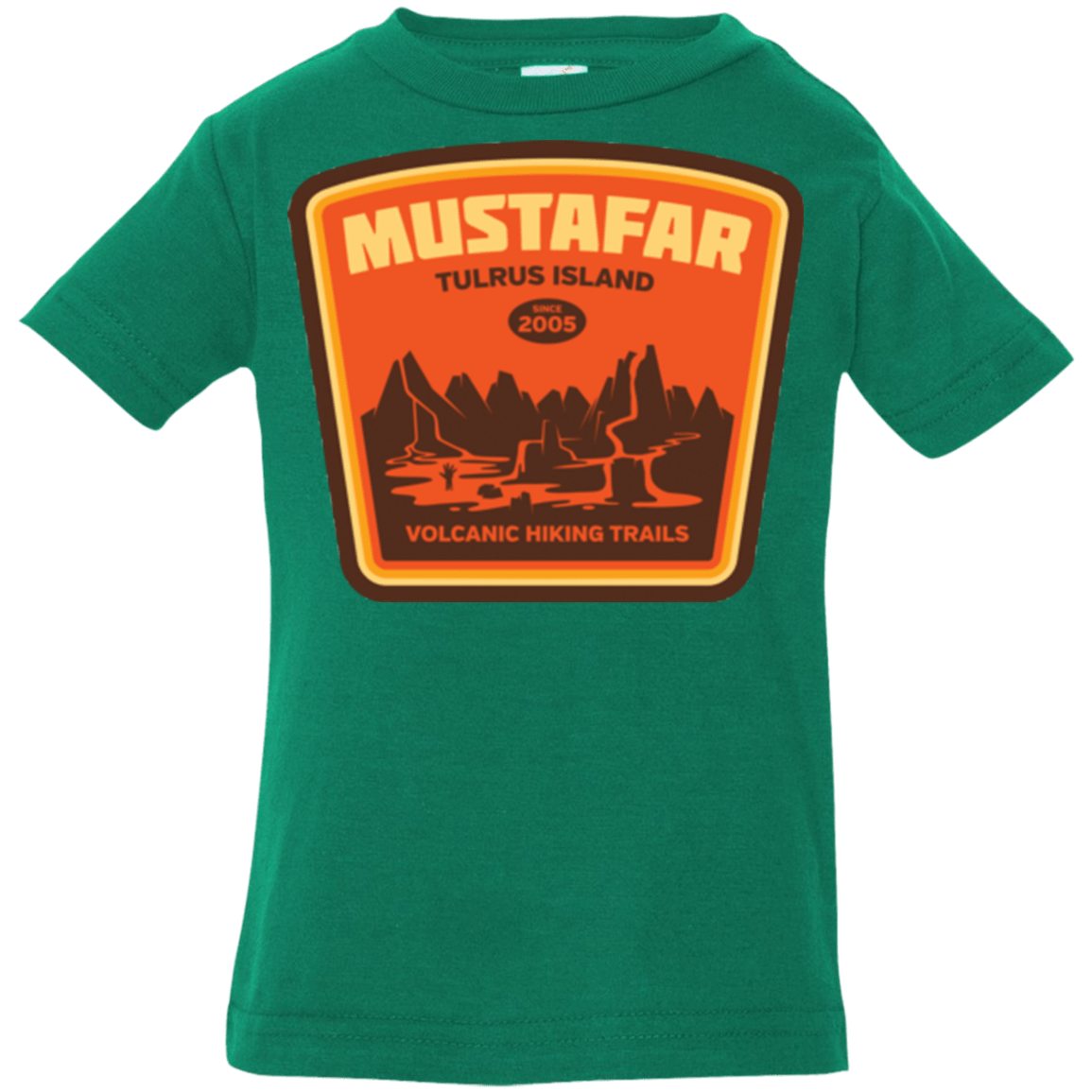 T-Shirts Kelly / 6 Months Volcanic Hiking Trails Infant PremiumT-Shirt