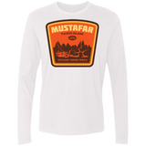 T-Shirts White / Small Volcanic Hiking Trails Men's Premium Long Sleeve