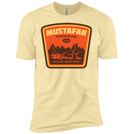 T-Shirts Banana Cream / X-Small Volcanic Hiking Trails Men's Premium T-Shirt