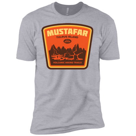 T-Shirts Heather Grey / X-Small Volcanic Hiking Trails Men's Premium T-Shirt
