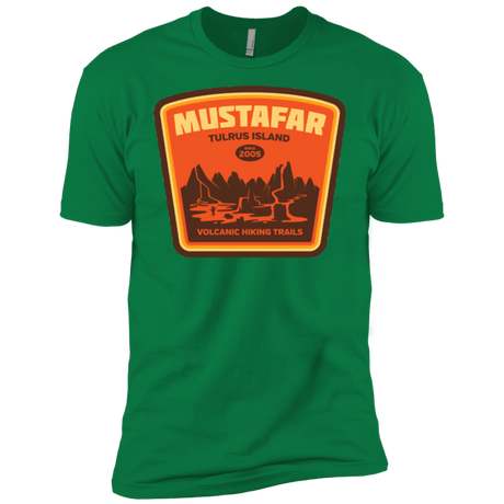 T-Shirts Kelly Green / X-Small Volcanic Hiking Trails Men's Premium T-Shirt