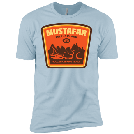 T-Shirts Light Blue / X-Small Volcanic Hiking Trails Men's Premium T-Shirt