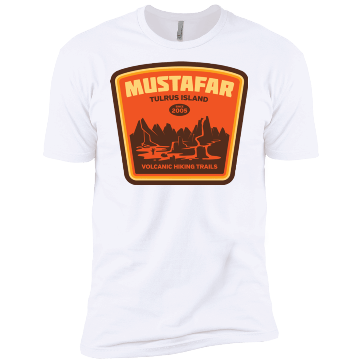 T-Shirts White / X-Small Volcanic Hiking Trails Men's Premium T-Shirt