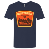T-Shirts Midnight Navy / X-Small Volcanic Hiking Trails Men's Premium V-Neck