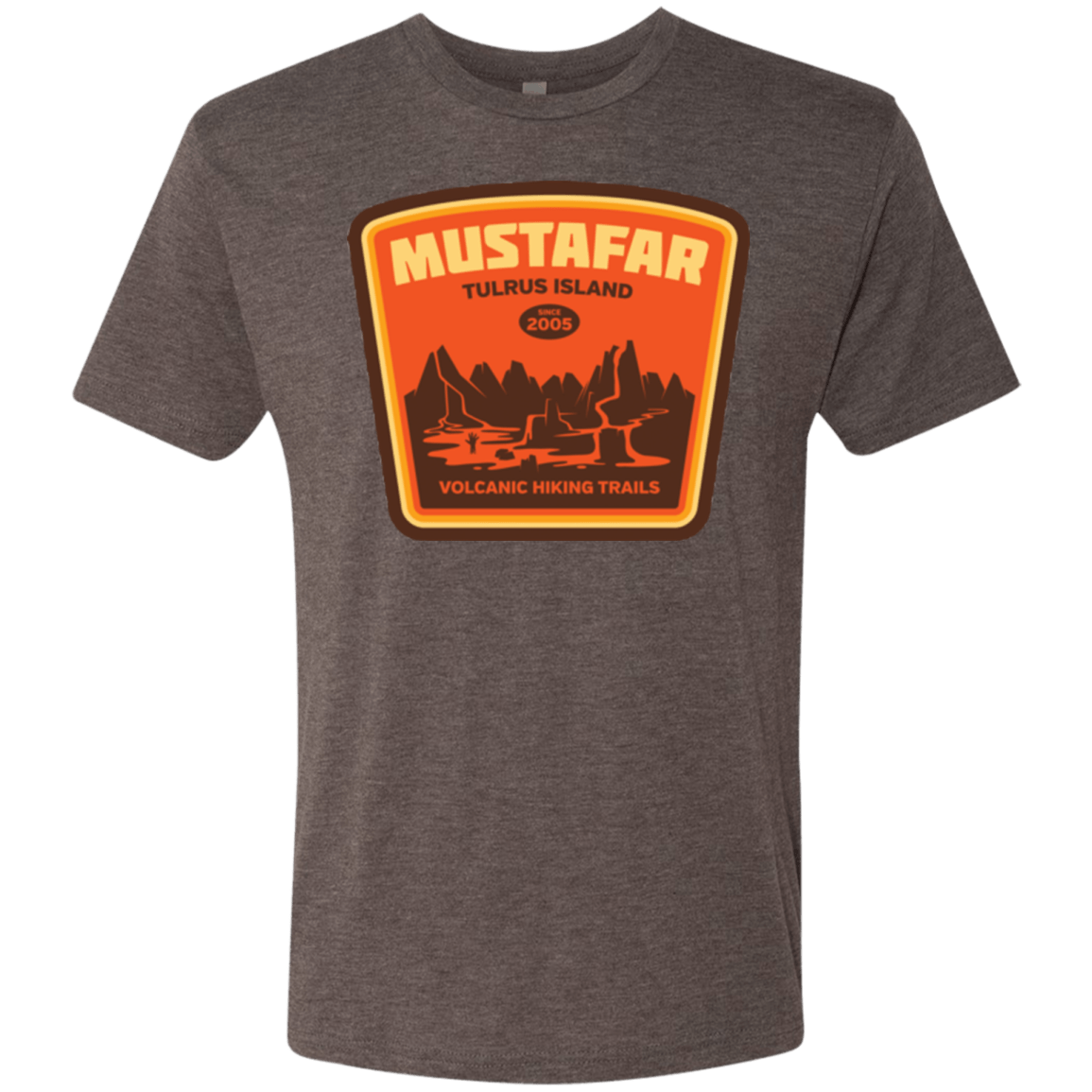 T-Shirts Macchiato / Small Volcanic Hiking Trails Men's Triblend T-Shirt