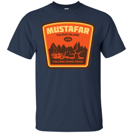 T-Shirts Navy / Small Volcanic Hiking Trails T-Shirt