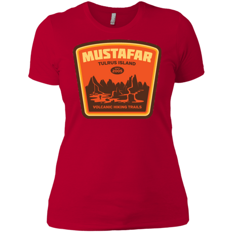 T-Shirts Red / X-Small Volcanic Hiking Trails Women's Premium T-Shirt