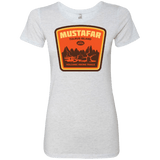 T-Shirts Heather White / Small Volcanic Hiking Trails Women's Triblend T-Shirt