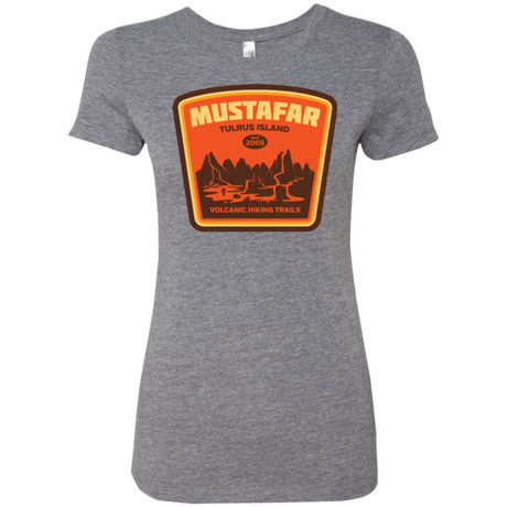 T-Shirts Premium Heather / Small Volcanic Hiking Trails Women's Triblend T-Shirt