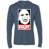 T-Shirts Indigo / X-Small Voldy Triblend Long Sleeve Hoodie Tee