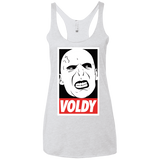 T-Shirts Heather White / X-Small Voldy Women's Triblend Racerback Tank
