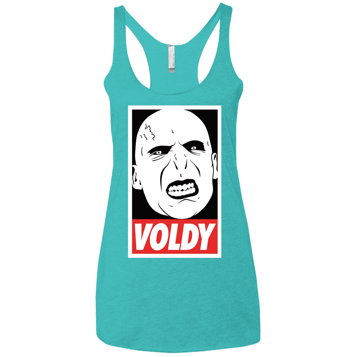 T-Shirts Tahiti Blue / X-Small Voldy Women's Triblend Racerback Tank