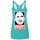 T-Shirts Tahiti Blue / X-Small Voldy Women's Triblend Racerback Tank