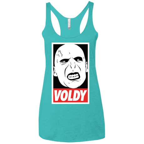 T-Shirts Tahiti Blue / X-Small Voldy Women's Triblend Racerback Tank