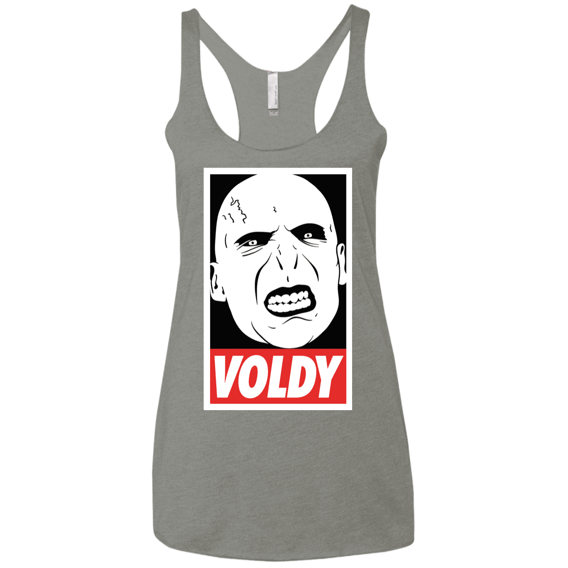 T-Shirts Venetian Grey / X-Small Voldy Women's Triblend Racerback Tank