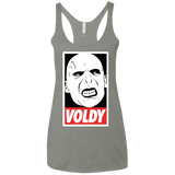 T-Shirts Venetian Grey / X-Small Voldy Women's Triblend Racerback Tank