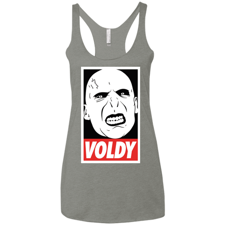 T-Shirts Venetian Grey / X-Small Voldy Women's Triblend Racerback Tank
