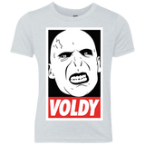 T-Shirts Heather White / YXS Voldy Youth Triblend T-Shirt