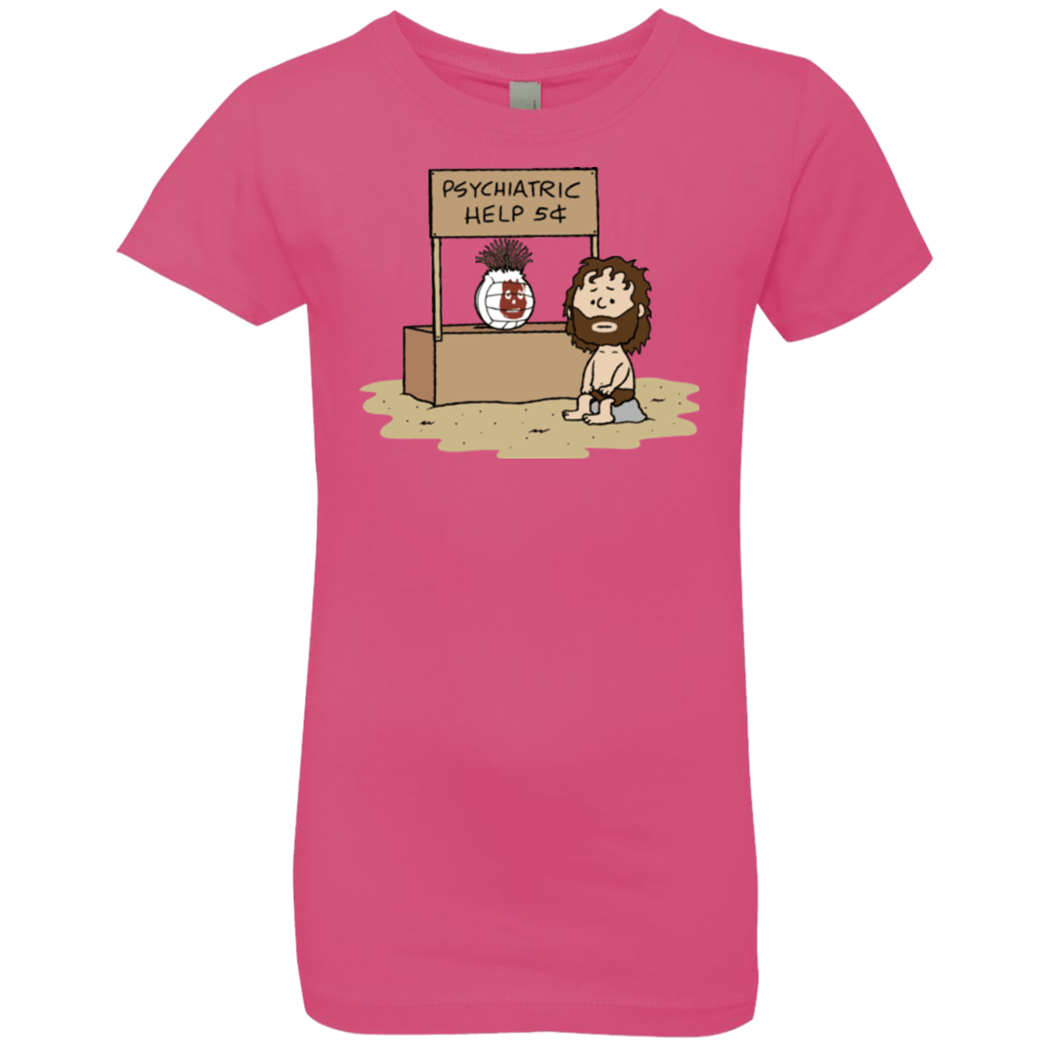 T-Shirts Hot Pink / YXS Volleyball Help Girls Premium T-Shirt