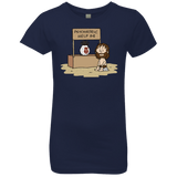 T-Shirts Midnight Navy / YXS Volleyball Help Girls Premium T-Shirt