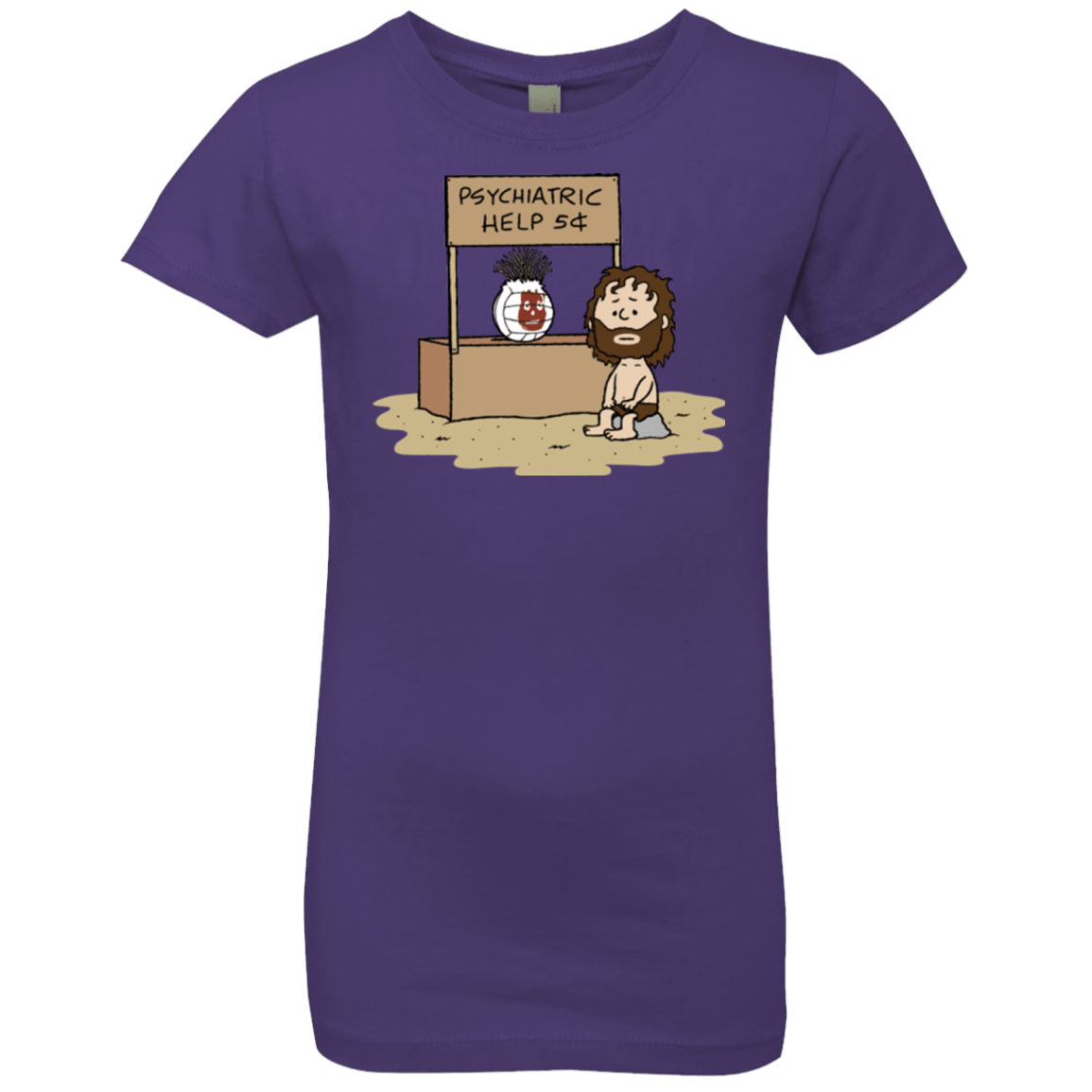 T-Shirts Purple Rush / YXS Volleyball Help Girls Premium T-Shirt