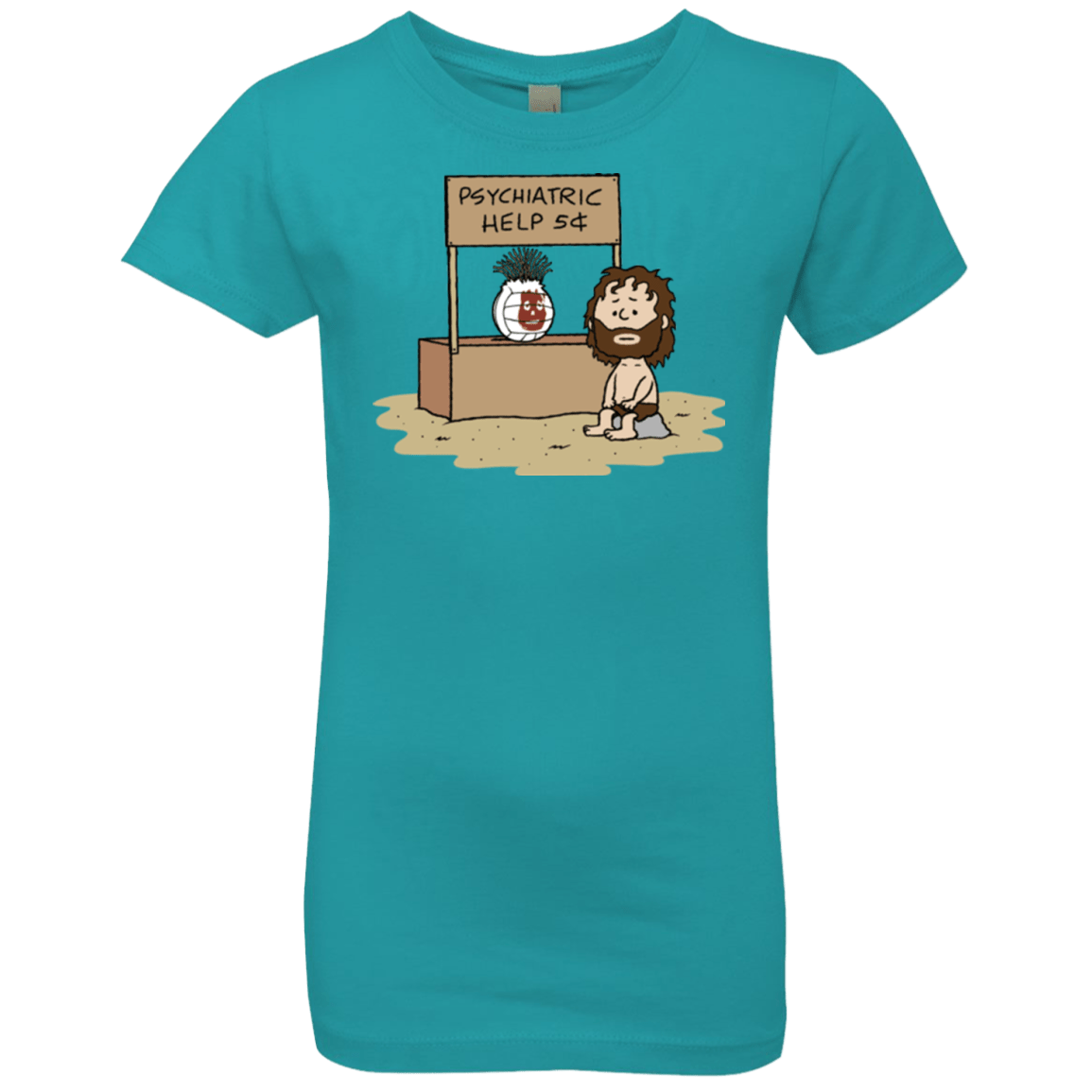 T-Shirts Tahiti Blue / YXS Volleyball Help Girls Premium T-Shirt