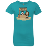 T-Shirts Tahiti Blue / YXS Volleyball Help Girls Premium T-Shirt