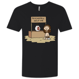 T-Shirts Black / X-Small Volleyball Help Men's Premium V-Neck