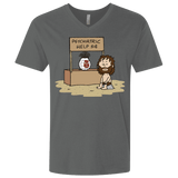 T-Shirts Heavy Metal / X-Small Volleyball Help Men's Premium V-Neck