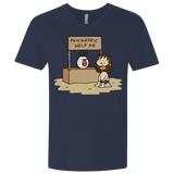 T-Shirts Midnight Navy / X-Small Volleyball Help Men's Premium V-Neck