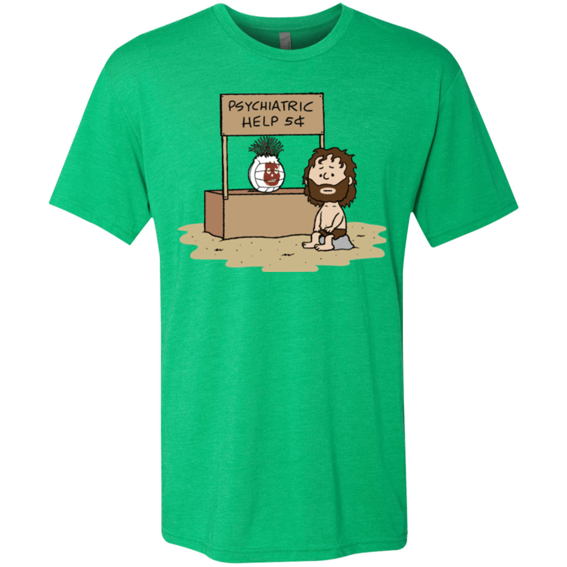 T-Shirts Envy / Small Volleyball Help Men's Triblend T-Shirt