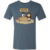 T-Shirts Indigo / Small Volleyball Help Men's Triblend T-Shirt