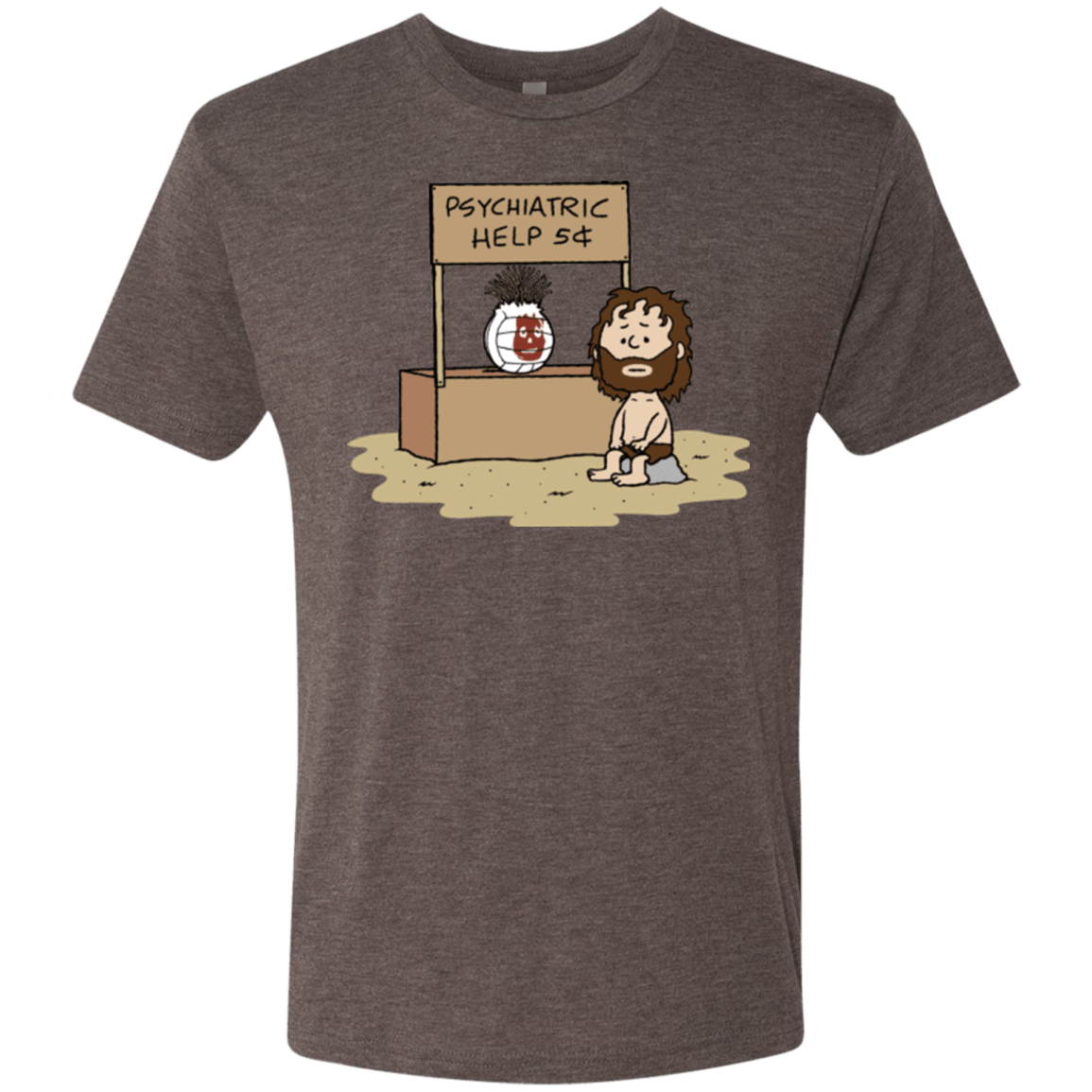 T-Shirts Macchiato / Small Volleyball Help Men's Triblend T-Shirt