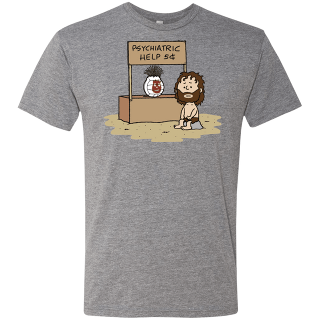 T-Shirts Premium Heather / Small Volleyball Help Men's Triblend T-Shirt