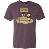 T-Shirts Vintage Purple / Small Volleyball Help Men's Triblend T-Shirt