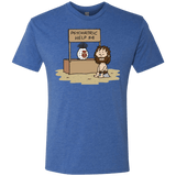 T-Shirts Vintage Royal / Small Volleyball Help Men's Triblend T-Shirt