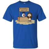 T-Shirts Royal / Small Volleyball Help T-Shirt