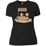 T-Shirts Black / X-Small Volleyball Help Women's Premium T-Shirt