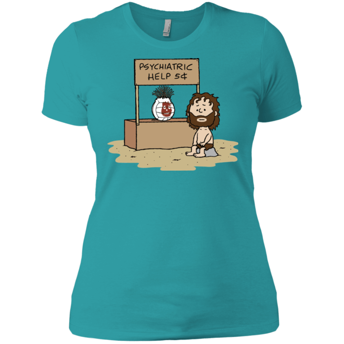 T-Shirts Tahiti Blue / X-Small Volleyball Help Women's Premium T-Shirt