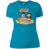 T-Shirts Turquoise / X-Small Volleyball Help Women's Premium T-Shirt