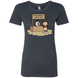 T-Shirts Vintage Navy / Small Volleyball Help Women's Triblend T-Shirt