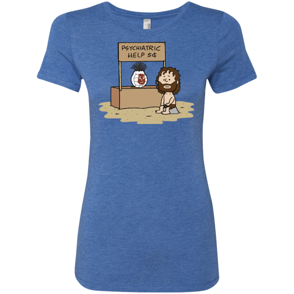 T-Shirts Vintage Royal / Small Volleyball Help Women's Triblend T-Shirt