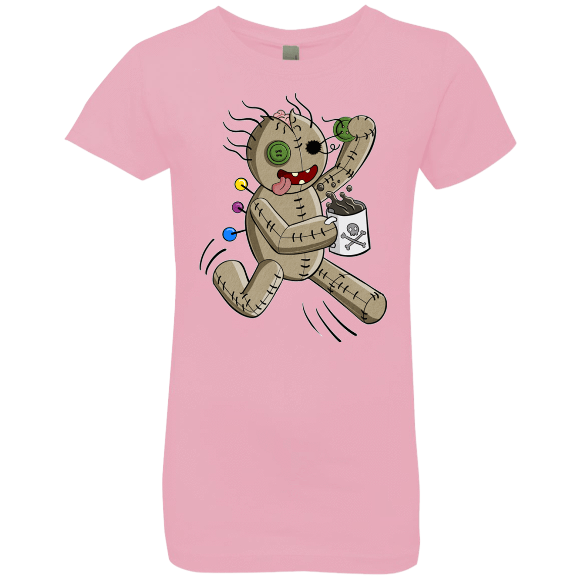 T-Shirts Light Pink / YXS Voodoo Coffee Runner Girls Premium T-Shirt