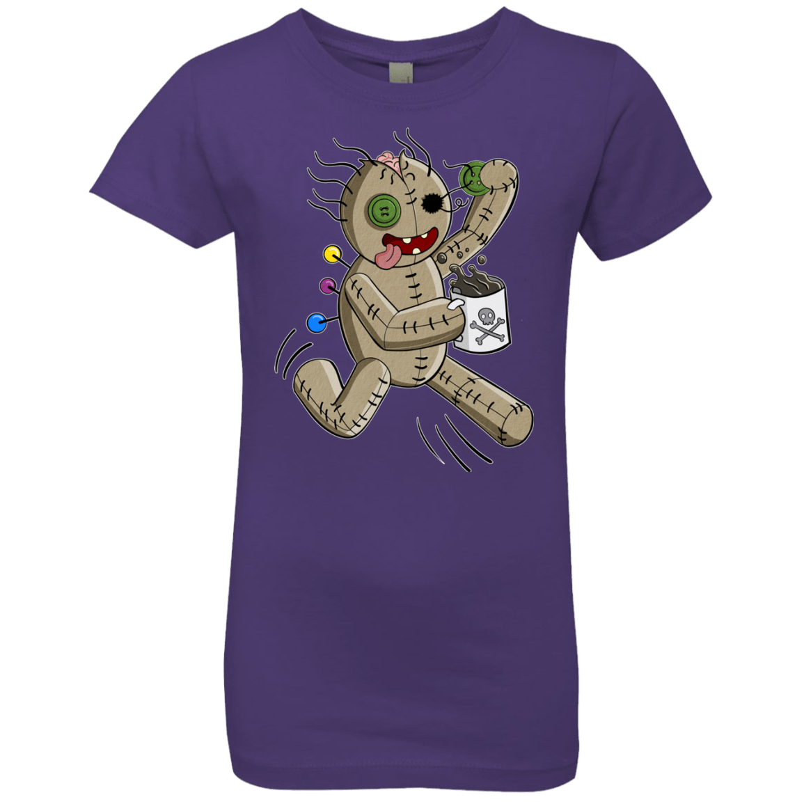 T-Shirts Purple Rush / YXS Voodoo Coffee Runner Girls Premium T-Shirt